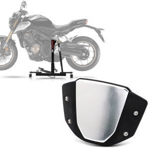 Set: Zentralständer Honda CB 650 R 19-21 Motorradheber Power-Evo + Alu Windschild für Honda CB 650 R 19-21 Windschutzscheibe Airoad CW14_1