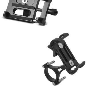 Set: Smartphonehalter SH3 für Lenker Handyhalter Aluminium Halterung + Smartphonehalter SH5 für Lenker Handyhalter Aluminium Halterung_1