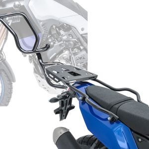 Sett: Crash bar sett egnet for Yamaha Tenere 700 19-24 topp og bunn crash bar + bagasjeholder + holder som passer til Yamaha Tenere 700 19-24 SLP bagasjebrett