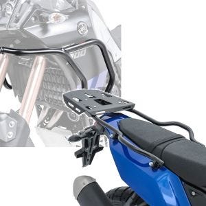 Sett: kåpebeskyttelsesstang egnet for Yamaha Tenere 700 19-24 - crashbar på toppen + bagasjeholder + holder egnet for Yamaha Tenere 700 19-24 SLP bagasjebrett