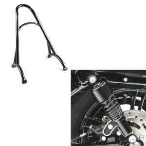 Set: Stoßdämpfer 10,5 Zoll Harley Sportster Forty-Eight 48 10-20 + Sissybar Harley Sportster 04-20 Rider-XS schwarz_1