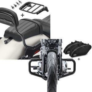 Sett: Sissy bar som passer til Harley Davidson Sport Glide 18-24