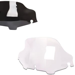 Sett: Windshield Wave 6" egnet for Harley Davidson Electra-Street Glide 96-13 mørk tonet Craftride + Windshield Wave 8" egnet for Harley Davidson CVO Street Glide 11-13 klar Craftride