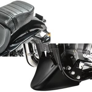 Sett: Pillion sete med polstring egnet for Harley Davidson Sportster Forty-Eight 48/ 883 Iron Craftride + frontspoiler egnet for Harley Davidson Sportster 883 Iron 09-20 Craftride