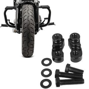Set: Sturzbügel Harley Sportster 04-20 Mustache in schwarz + Tieferlegungskit 1" Alu für Harley Sportster 05-20 Tieferlegung_1