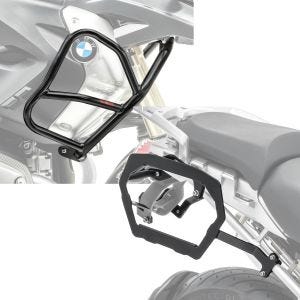 Sett: Kåpebeskyttelsesstang XL egnet for BMW R 1200 GS 08-12 Tankstang på toppen + bagasjeholder egnet for BMW R 1200 GS 04-12 Bagtecs SLP for aluminiumsvesker og salvesker