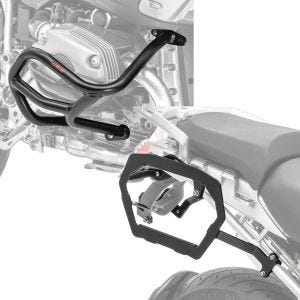 Set: Sturzbügel L für BMW R 1200 GS 04-12 Motoguard Schutzbügel + Kofferträger für BMW R 1200 GS 04-12 Bagtecs SLP für Alukoffer und Satteltaschen_1