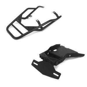 Set: Gepäckträger für BMW R NineT / Pure 14-20 Gepäckbrücke Craftride GT1 + Kennzeichenhalter für BMW R NineT / Pure 14-20 Nummernschildhalter Zaddox NH1_1