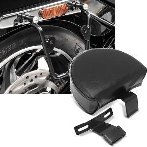 Sett: salveskeholder egnet for Harley Davidson Softail 18-24 spacer venstre Craftride + driver sissy bar egnet for Harley Davidson Softail Heritage Custom / 114 18-24 ryggstøtte Craftride FR1 svart