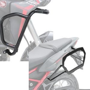 Set: Verkleidungsschutzbügel für Honda Africa Twin 1100 20-21 Tank-Sturzbügel oben + Kofferträger für Honda Africa Twin 1100 20-21 Bagtecs SLP für Alukoffer und Satteltaschen_1