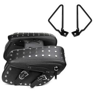 Satteltasche VH6 + Satteltaschenhalter Universal schwarz Craftride_1