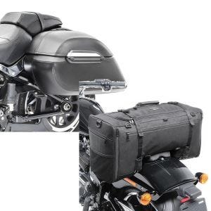 Set: Seitenkoffer Set Yamaha XVS 1100 / 650 Drag Star Craftride K3 33Ltr in schwarz + Hecktasche für Yamaha XVS 1100 / 650 Drag Star SQ1 Craftride 52l schwarz_1