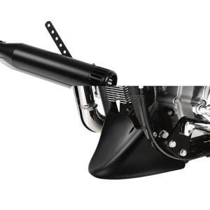 Set: Craftride Endschalldämpfer Harley Sportster Forty-Eight 48 Auspuff Straight schwarz + Bugspoiler für Harley Sportster Forty-Eight 48 10-20 Craftride_1