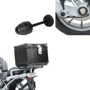 Set: Set Topcase + Rack ADX42B für BMW R 1200 GS Exclusive 17-18 Bagtecs + Kardanschutz Set für BMW R 1200 GS/ R/ RT 13-21 X1K mit Sturzpad Hinterachse TW1 Motoguard S-L1_1