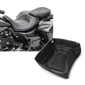 Set: Sitzbank für Harley Road Glide Ultra 16-20 Komfortsitzbank Craftride CV schwarz + Innenverkleidung für Harley Road Glide Ultra 16-20 Topcase King Tour Pak Craftride_1
