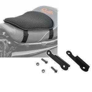 Set: Gel Sitzkissen Yamaha XV 950 / R Komfortkissen M Tourtecs schwarz + Blinkerverlegung für Yamaha XV 950 / R 14-20 Blinker hinten Versatz Kit Craftride_1