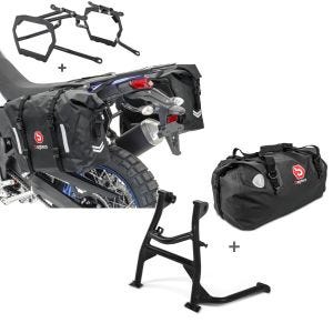 Set: Satteltaschen Set WP8 für Yamaha Tenere 700 19-21 mit Kofferträger Bagtecs + Set Hauptständer ConStands und Hecktasche Bagtecs XF60 für Yamaha Tenere 700 19-21_1