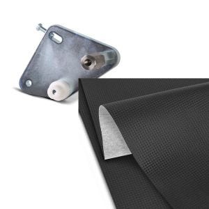 Set: Adapterplatte für ConStands Power Honda CBR 900 RR Fireblade 00-03 + Sitzbank-Bezug 140x100cm für Honda CBR 900 RR Fireblade Carbon-Look_1
