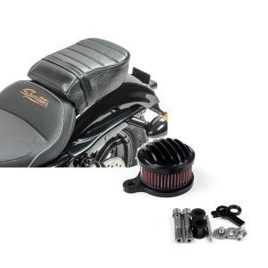 Set: Sozius Sitz mit Polsterung für Harley Sportster Forty-Eight 48/ 883 Iron Craftride + Luftfilter Stripe für Harley Sportster Forty-Eight 48 10-16 Craftride_1