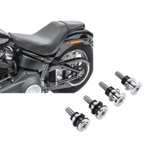 Set: Sitzbank für Harley Softail Modelle 18-21 Craftride BDL1 Doppelsitzbank + Anbausatz Docking Hardware Kit für Harley Softail Standard 20-21 52300646 Craftride_1