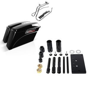 Set: Set mit Seitenkoffer und Kofferträger CR für Harley Fat Boy 90-17 LB Craftride + Nockenwellenlager Werkzeug für Harley Fat Boy 99-17 Craftride_1