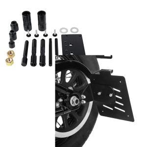Set: Nockenwellenlager Werkzeug für Harley Softail Standard 20-21 Craftride + Seitlicher Kennzeichenhalter für Harley Davidson Softail 18-21 Craftride schwarz_1