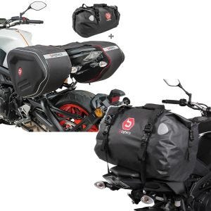Set: Set Satteltaschen + Hecktasche für Yamaha MT-09 / Tracer 900 Bagtecs RF1-X60 + Hecktasche Drybag für Yamaha MT-09 / Tracer 900 TB40_1