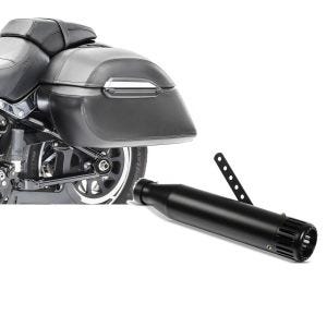 Set: Seitenkoffer Set Indian Scout / Bobber / Sixty Craftride K3 33Ltr in schwarz + Craftride Endschalldämpfer Indian Scout Auspuff Straight schwarz_1
