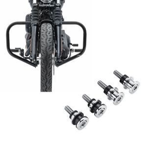 Set: Sturzbügel für Harley Softail Standard 20-21 HB4 schwarz Schutzbügel Craftride + Anbausatz Docking Hardware Kit für Harley-Davidson Softail 18-21 52300646 Craftride_1
