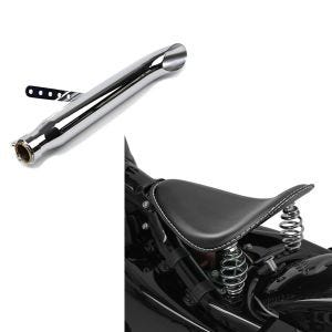Set: Craftride Endschalldämpfer Royal Enfield Classic 500 Caferacer Turn Out chrom + Solo Federsattel für Royal Enfield Classic 500 BR1 Craftride_1