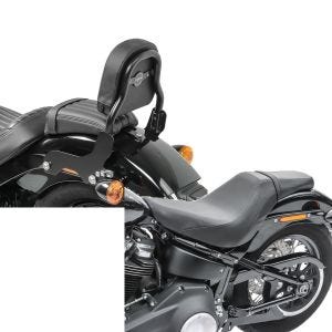 Set: Sissy Bar für Harley Davidson Softail Slim 18-21 schwarz CSS Craftride + Sitzbank für Harley Softail Modelle 18-21 Craftride BDL1 Doppelsitzbank_1