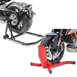 Set: Einarmständer Triumph Speed Triple / R 97-20 Montageständer ConStands Single-Classic schwarz + Motorradwippe für Triumph Speed Triple / R / RS / S EPR_1
