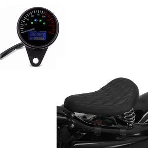 Solo fjærsal egnet for Suzuki Intruder VS 1400 / 800 BR11 + speedometer Suzuki Intruder VS 1400 / 800 / 750 / 600 Speedometer KTX i scw