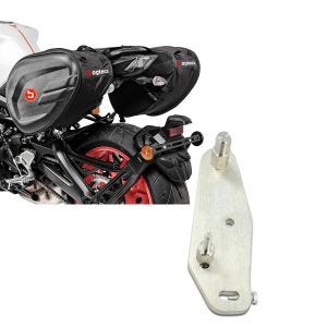 Set: Seitentaschen CRB für Honda CBR 600 RR / 600 F + Adapterplatte für ConStands Power Honda CBR 600 F/ Sport 99-07_1