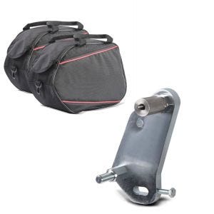 Set: Seitenkoffer Innentaschen 2x20L für Kawasaki Versys 1000 / 650 + Adapterplatte für ConStands Power Kawasaki Versys 1000 12-21_1