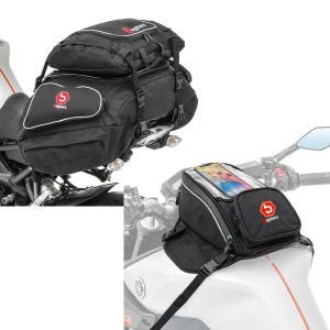 Set: Hecktaschen Set Yamaha MT-09 / Tracer Bagtecs X50 und X52 + Tankrucksack für Yamaha MT-09 / MT-07 / Tracer 900 / 700 Bagtecs MR4 9Ltr_1