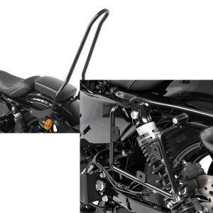 Set: Sissybar für Harley Sportster 1200 Iron 18-20 Craftride Tampa + Satteltaschenhalter für Harley Sportster 1200 Iron 18-20 links Craftride_1