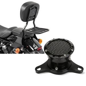Set: Sissybar Harley Sportster 883 Iron (XL 883 N) 09-20 Craftride Fast Driver-S inkl. Gepäckträger schwarz + Luftfilter Harley Davidson Sportster 883 Iron 09-20 Sport Grid Craftride_1