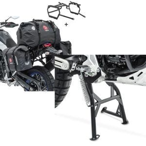 Set: Satteltaschen Set WP8 für Yamaha Tenere 700 19-21 mit Hecktasche und Kofferträger Bagtecs + Hauptständer für Yamaha Tenere 700 19-21 ConStands_1