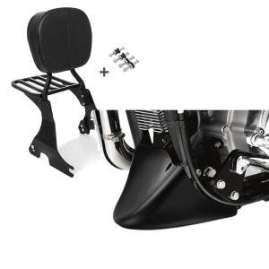 Set: Sissybar für Harley Davidson Sportster 883 Iron 09-20 Craftride inkl. Gepäckträger und Docking Kit schwarz + Bugspoiler für Harley Sportster 883 Iron 09-20 Craftride_1