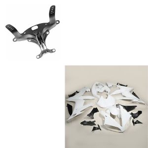 Set: Verkleidung für Yamaha YZF-R1 04-06 Zaddox ABS Vollverkleidung Rennverkleidung + Verkleidungshalter für Yamaha YZF-R1 04-06 Verkleidungshalterung_1