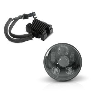 Set: Spannungsregler für Harley-Davidson Sportster 883 Iron 09-13 Gleichrichter Laderegler Craftride + Hauptscheinwerfer LED 5,75 Zoll für Harley Sportster 883 Iron 09-20 schwarz von Craftride_1