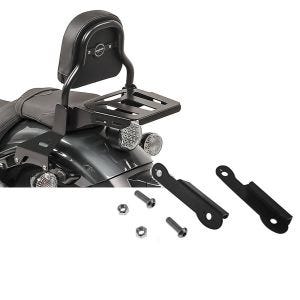 Set: Sissy Bar XS3 für Yamaha XV 950 / R 14-20 mit Gepäckträger schwarz Craftride + Blinkerverlegung für Yamaha XV 950 / R 14-20 Blinker hinten Versatz Kit Craftride_1