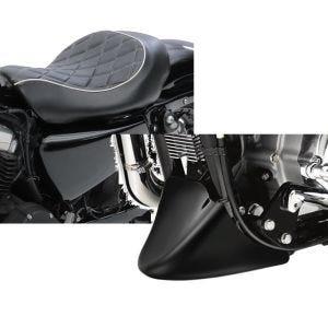 Set: Solo Sitz für Harley Sportster 883 Iron 09-20 Craftride SR4 Sitzbank + Bugspoiler für Harley Sportster 883 Iron 09-20 Craftride_1