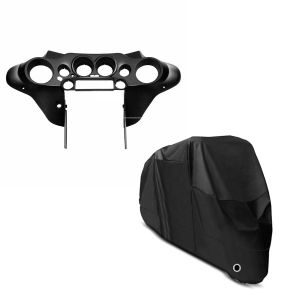 Set: Innenverkleidung Batwing für Harley Electra Glide Ultra Classic 96-13 schwarz glänzend Craftride + Abdeckplane Harley Electra Glide Ultra Classic / Limited Craftride XXXXL in schwarz_1