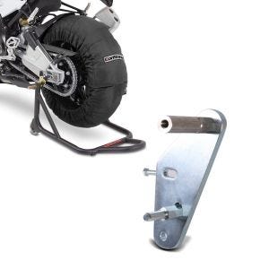 Set: Reifenwärmer Set für Yamaha YZF-R6 YZF-R1 ConStands Laguna Seca 60-80°C schwarz + Adapterplatte für ConStands Power Yamaha YZF-R6 06-20_1