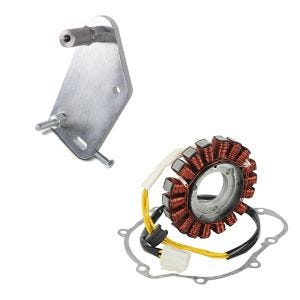 Set: Adapterplatte für ConStands Power Suzuki GSX-R 600 06-10 + Lichtmaschine Stator für Suzuki GSX-R 750 / 600 06-15 Alternator Zaddox_1