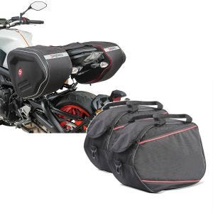 Set: Seitentaschen RF1 für Yamaha MT-09 / Tracer 900 + Seitenkoffer Innentaschen für Yamaha MT-09 Tracer 900 15-20 Bagtecs 2x20L_1