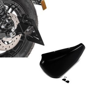 Set: Kennzeichenhalter seitlich S für Harley Sportster Forty-Eight 48 10-20 schwarz Craftride + Batterieabdeckung Harley Sportster Forty-Eight 48 14-20 Craftride Seitendeckel links in schwarz_1