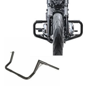 Set: Sturzbügel Mustache II für Harley Street Glide 09-21 schwarz + Lenker Ape Hanger 14" für Harley Street Glide 06-21 schwarz Craftride_1